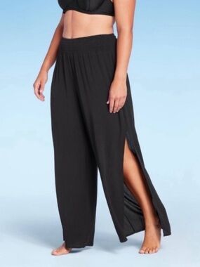 Kona Sol Black Cover Up Pants